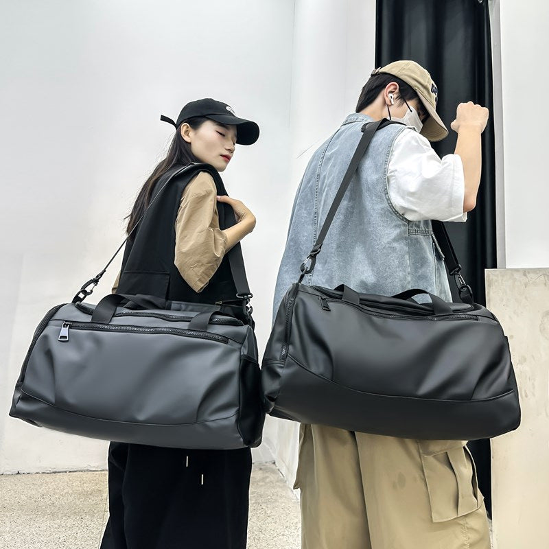 Large Capacity Travel Gym Bag with Shoe Compartment