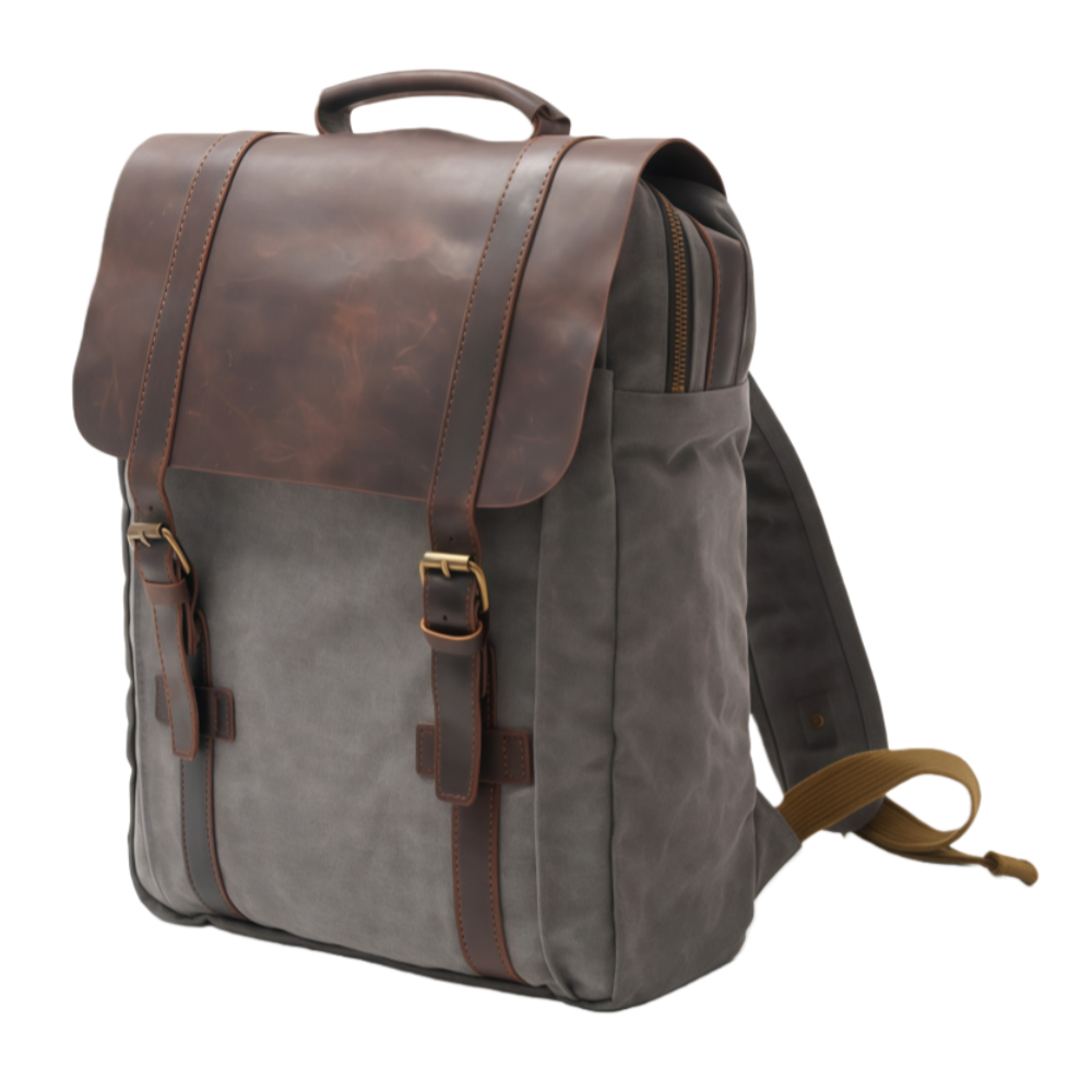 Retro Wear-resistant Canvas Backpack