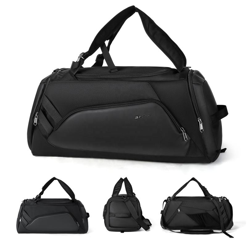 Fitness Travel Duffel Bag with Shoe Compartment Wet Pocket