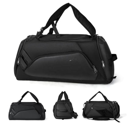 Fitness Travel Duffel Bag with Shoe Compartment Wet Pocket