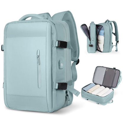 Water-Resistant Laptop Travel Backpack with USB Port