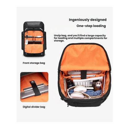 Vintage Backpack Travel Laptop Backpack with USB Charging Port