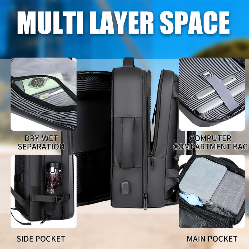 Fashionable Versatile Lightweight Durable Travel Unisex Backpack