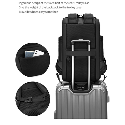 Vintage Backpack Travel Laptop Backpack with USB Charging Port