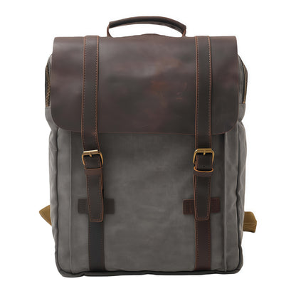 Retro Wear-resistant Canvas Backpack