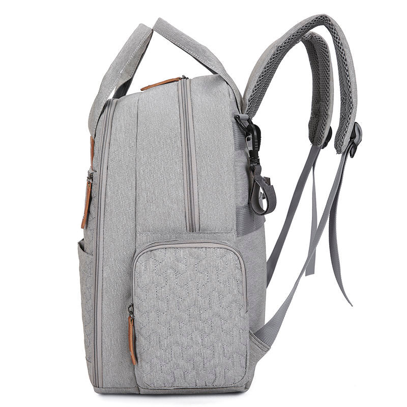 New Maternity Insulated Baby Travel Backpack Waterproof Diaper Bag