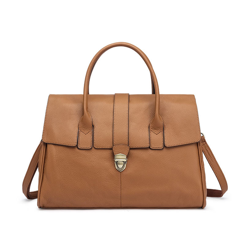 Women's Casual Tote Soft Cowhide Leather Handbag