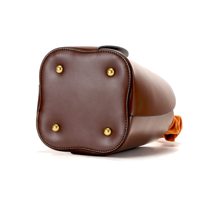 Designer Fashion Drawstring Sling Crossbody Strap Tote Bucket Bag