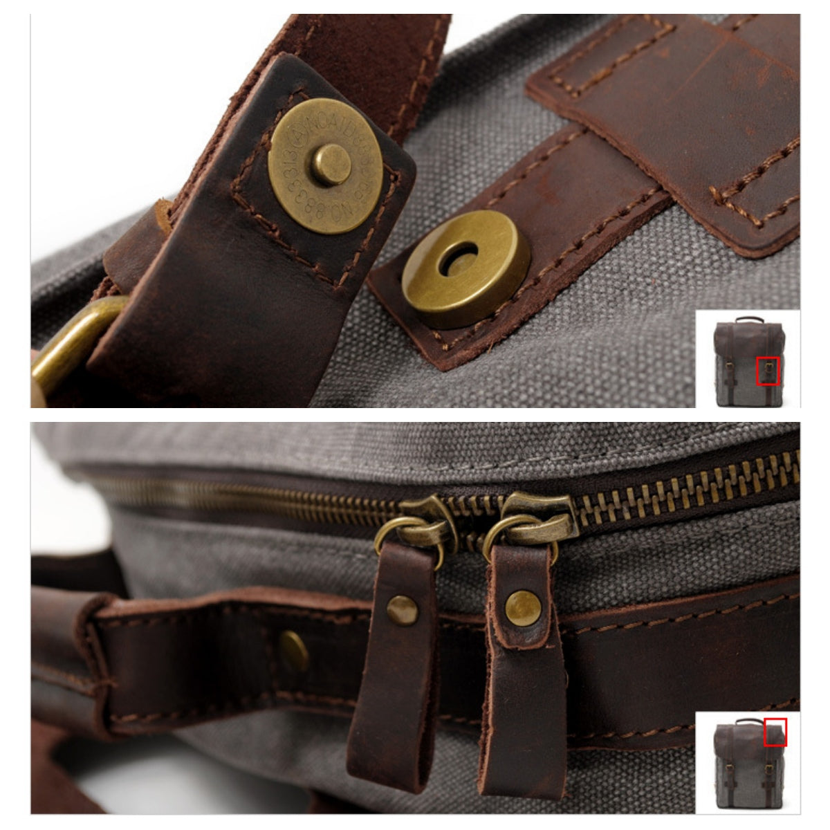 Retro Wear-resistant Canvas Backpack