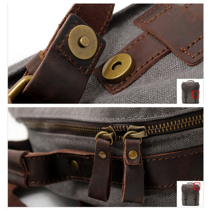 Retro Wear-resistant Canvas Backpack