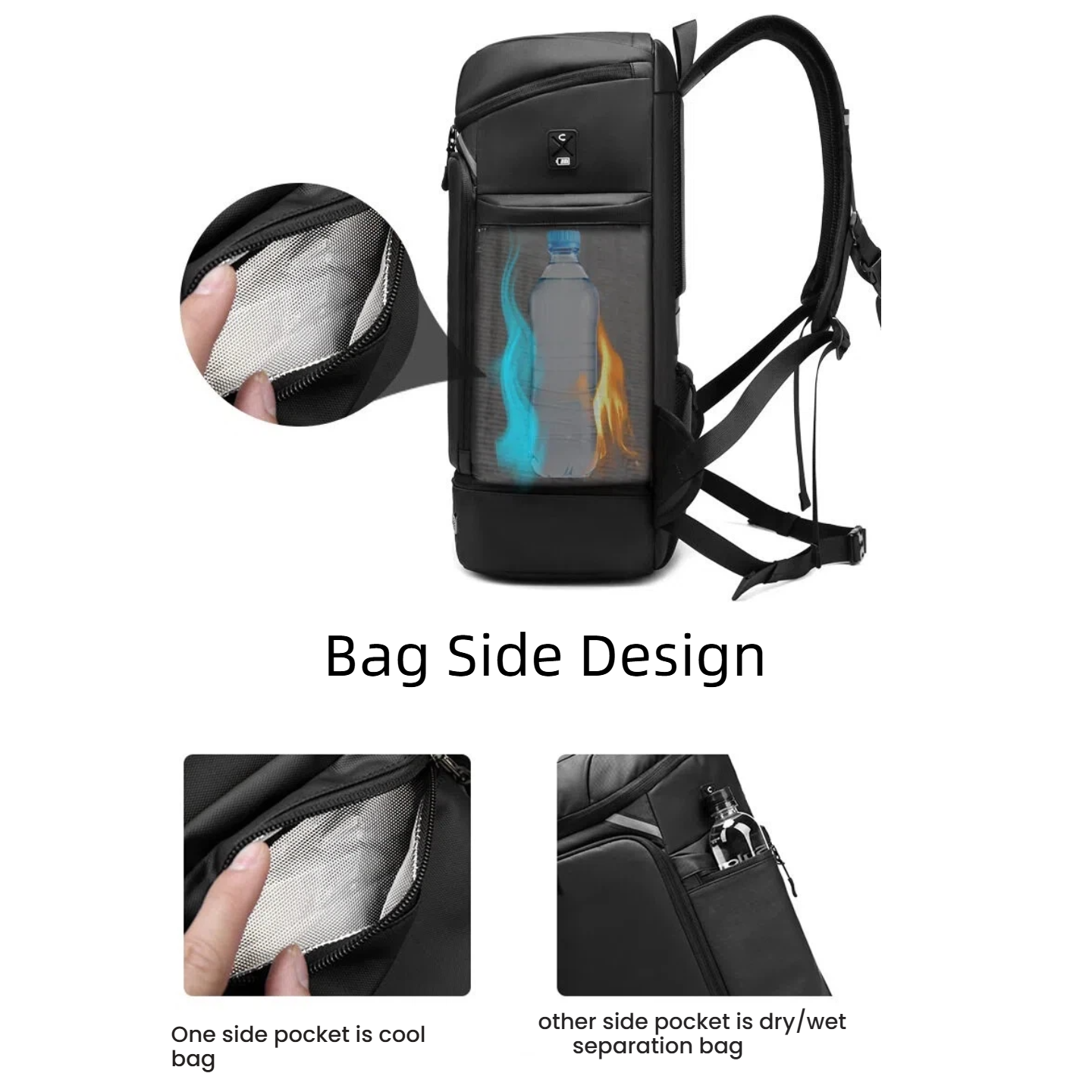 Vintage Backpack Travel Laptop Backpack with USB Charging Port