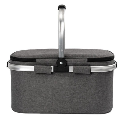 Insulated Picnic Beach Lunch Basket Cool Bag