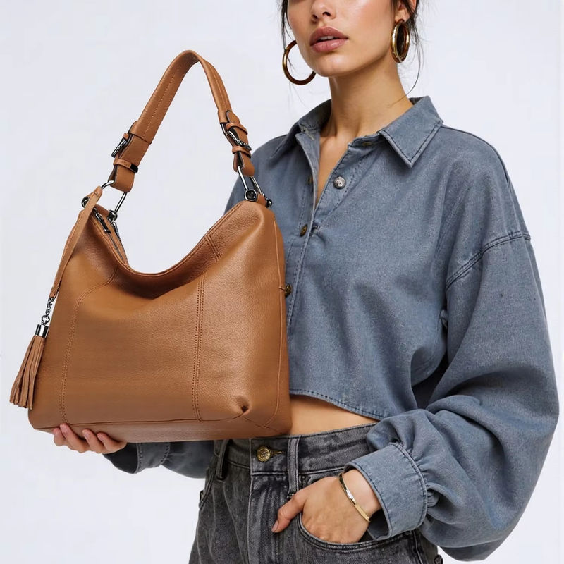 Stylish Casual Women's Genuine Leather Handbag