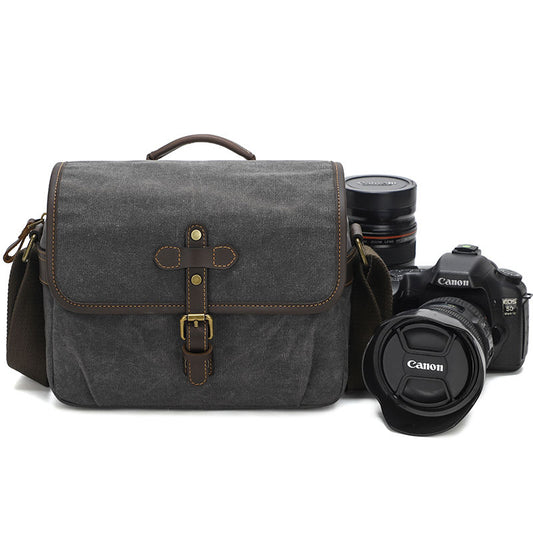 Vintage Professional Portable Camera Shoulder Bag