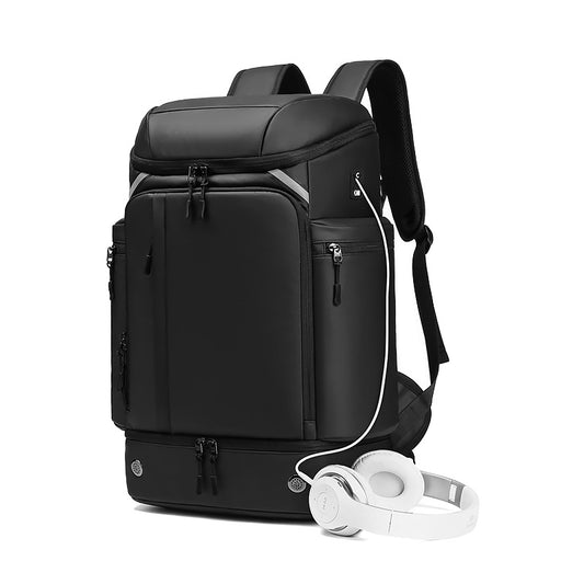 Vintage Backpack Travel Laptop Backpack with USB Charging Port